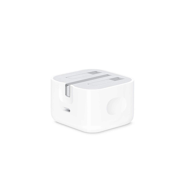 شارژر دیواری سه پین Apple مدل MHJF3B/A A2344 20W - سفید - NZR